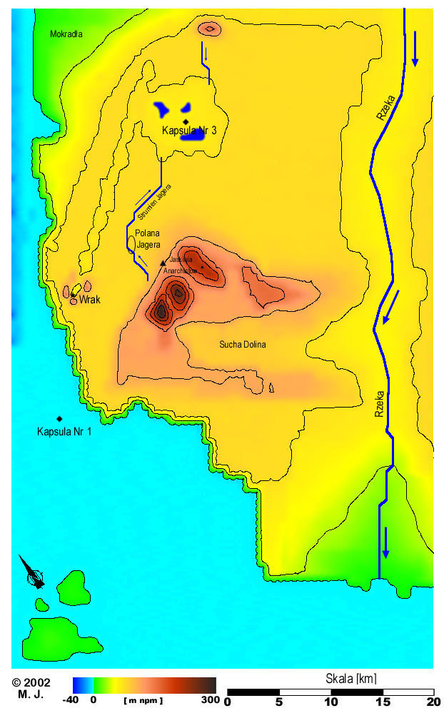 Mapa hipsometryczna